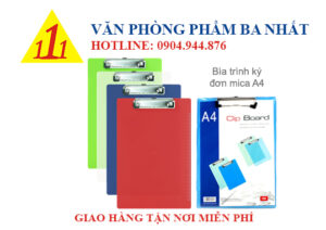 bìa trình ký, bìa trình ký mica, bìa trình ký mica A4, bìa trình ký đơn A4