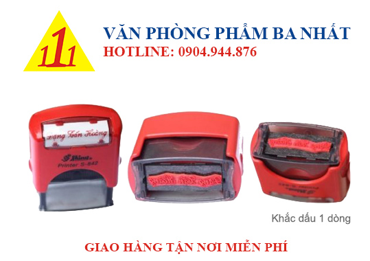 khắc dấu, khắc dấu 1 dòng, khắc dấu giá rẻ, khắc dấu tên