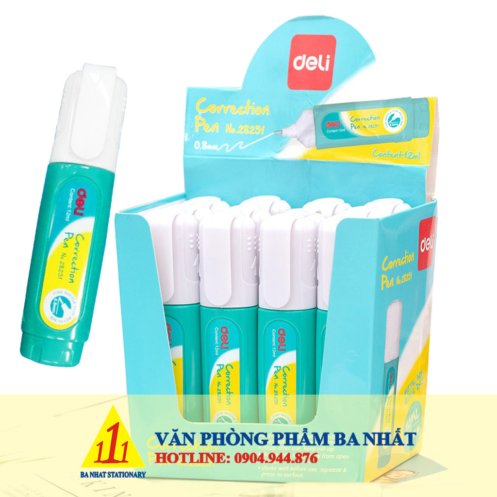 bút xóa deli, bút xóa nước deli, bút xóa deli, bút xoá deli giá sỉ, bút xóa deli giá bao nhiêu, bút xóa vẽ gạch, bút xoá giá rẻ, bút xóa hóa đơn, viết xóa deli, viết tẩy deli