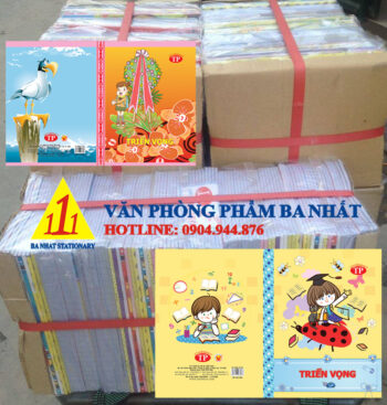 tập vở TP giá rẻ, tập học sinh Triển vọng, tập 96 trang, tập từ thiện 96 trang, tập phát thưởng, vở TP 96 trang