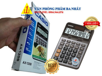 casio, CASIO AX-120B, máy tính Casio AX-120B, máy tính kế toán Casio AX-120B, máy tính cá nhân Casio AX-120B, máy tính tính tiền Casio AX-120B, máy tính Casio AX-120B tem bitex, máy tính Casio AX-120B chính hãng