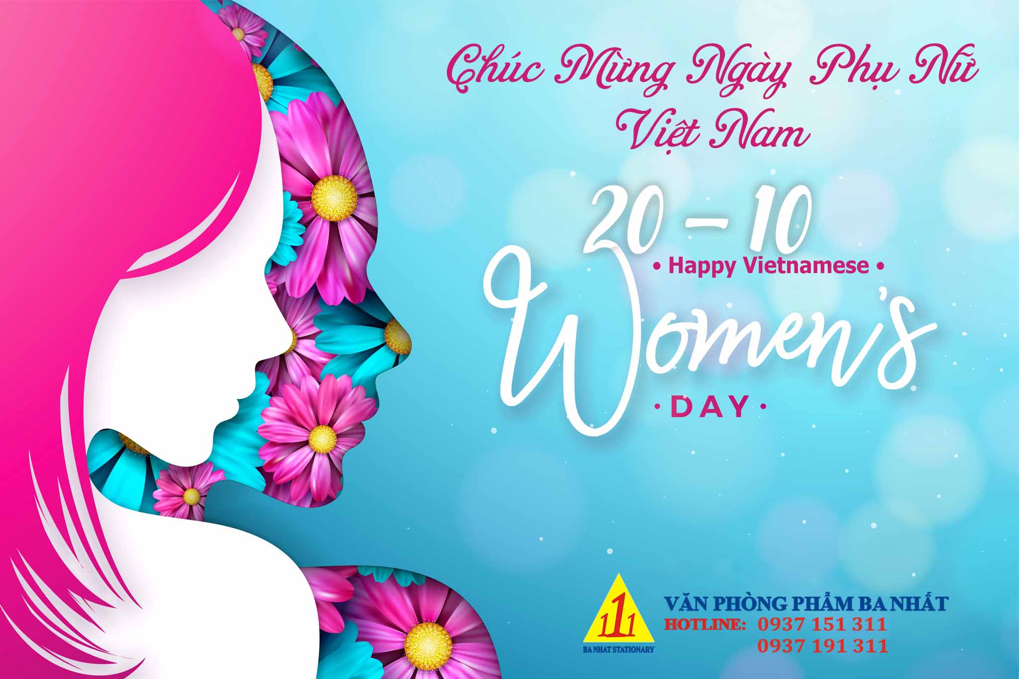 Chúc mừng ngày phụ nữ Việt Nam 20-10-2021
