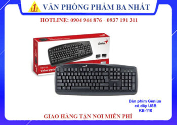 bàn phím Genius có dây USB, bàn phím có dây Genius KB-110