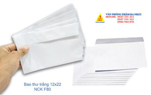 bao thư trắng 12x22 giá rẻ
