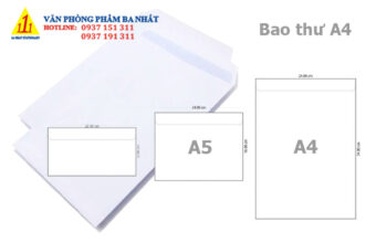 bao thư trắng A4 giá rẻ