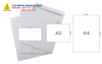 bao thư trắng A5 giá rẻ