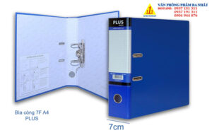 Bìa còng Plus A4 70mm, bìa còng 7F A4 Plus