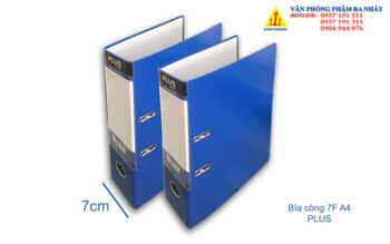Bìa còng Plus A4 70mm, bìa còng 7F A4 Plus