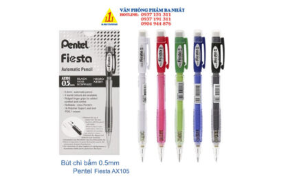 bút chì bấm 0.5mm Pentel fiesta ax105