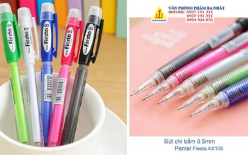 bút chì bấm 0.5mm Pentel fiesta ax105