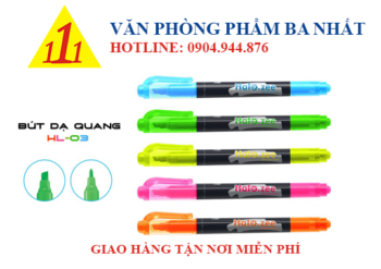 bút dạ quang Thiên Long HL-03 thân nhỏ