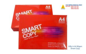 giấy A4 80 gsm giá rẻ smart copy
