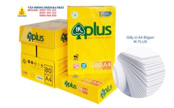 giấy A4 IK PLUS 80gsm giá rẻ