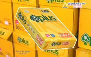 giấy A4 IK PLUS 80gsm giá rẻ