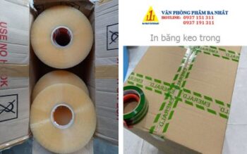 Băng Keo In Logo Nền Trong - VPP Ba Nhất