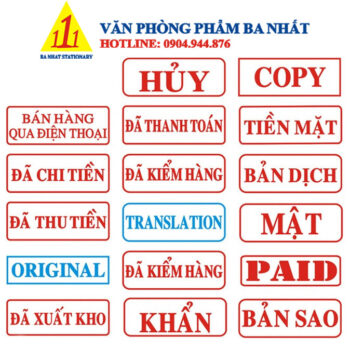 khắc dấu 1 dòng giá rẻ