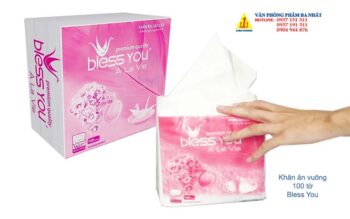 khăn giấy ăn, khăn giấy vuông Bless you 100 tờ