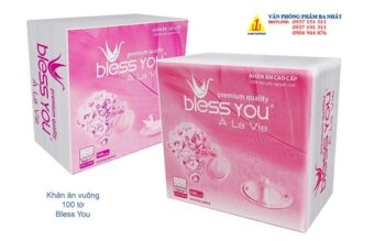 khăn giấy ăn, khăn giấy vuông Bless you 100 tờ