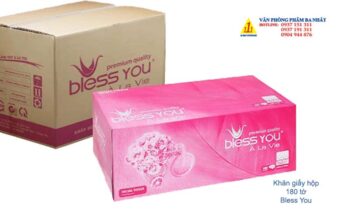 khăn giấy hộp Bless you 180 tờ