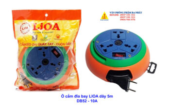 ổ cắm đĩa bay LIOA dây 5m DB52-10A
