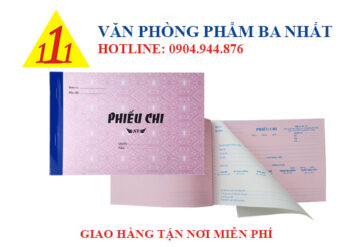 phiếu chi 1 liên, phiếu chi tiền 1 liên