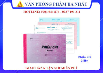 Phiếu chi 3 liên