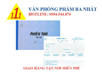 phiếu thu 1 liên