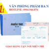 Phiếu thu 2 liên