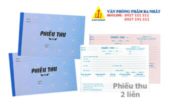 Phiếu thu 2 liên