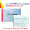 phiếu xuất kho 1 liên