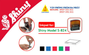 tampon mực dấu Shiny S-824