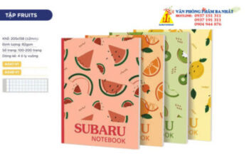 Tập sinh viên 96 Trang Subaru Fruits DL 82gsm - VPP Ba Nhất