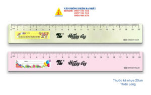 thước kẻ nhựa 20cm Thiên Long SR02