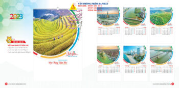 lịch treo tường 5 tờ Tết 2027, in lịch treo tường giá sỉ