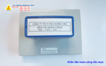 khắc dấu hoàn công liền mực thẩm thấu giá rẻ