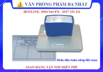 khắc dấu hoàn công liền mực thẩm thấu