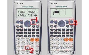 Cách viết chữ trên máy tính Casio