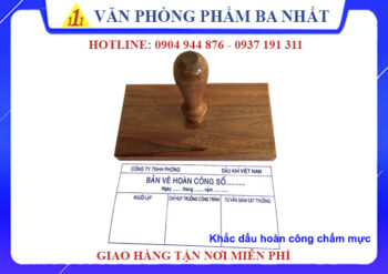 khắc dấu hoàn công chấm mực giá rẻ