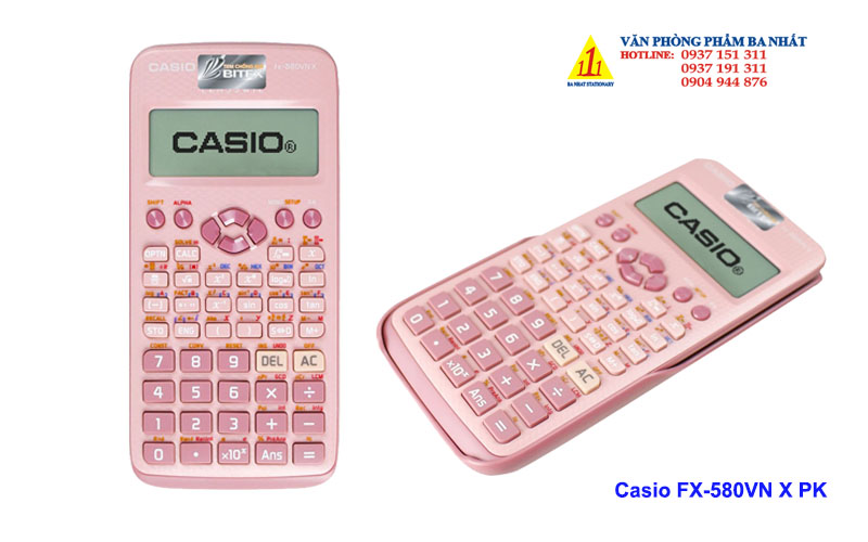 máy tính Casio màu hồng FX-580VN X PK