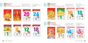 Bloc lịch gắn bìa treo Tết 2027 | size Đại, Đại lỡ, Trung