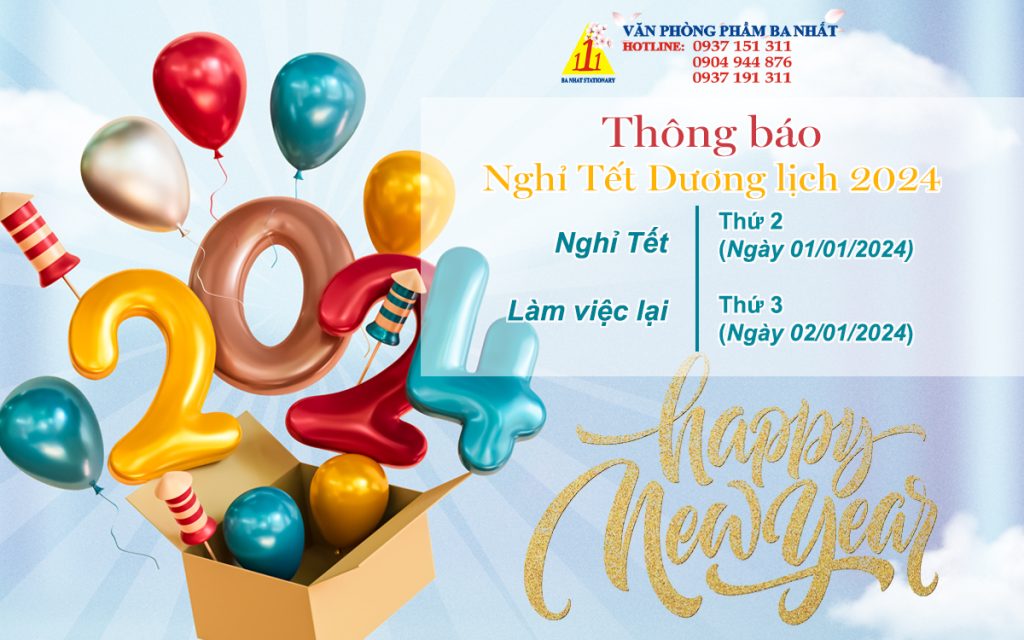 lịch nghỉ tết dương lịch 2024