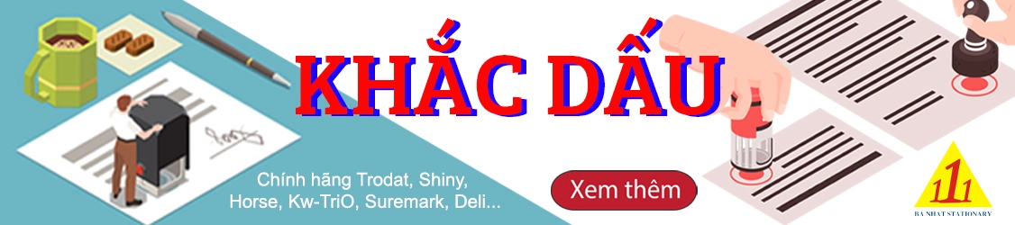 Khắc dấu mộc giá rẻ tại VPP Ba Nhất TP.HCM