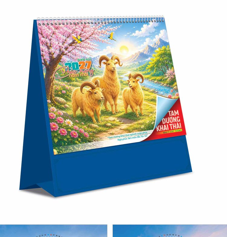 Dịch vụ in lịch để bàn tại Văn Phòng Phẩm Ba Nhất