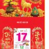 Dịch vụ in lịch treo tường tại Văn Phòng Phẩm Ba Nhất